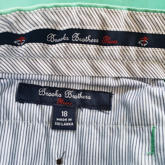 BROOKS BROTHERS Boys Preppy Green Pants Size 18 - Picture 6 of 6